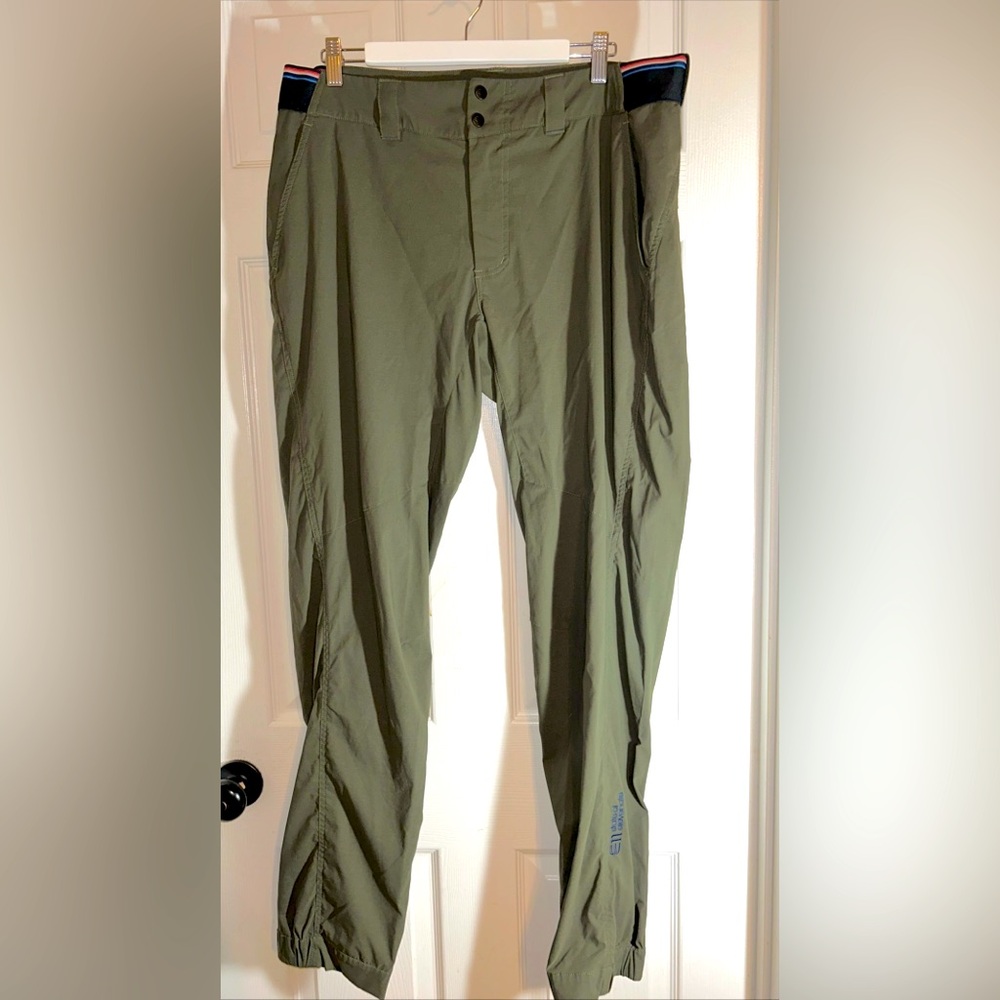 E11 State of Elevenate Vagabond Pants Mens L 34x32 Green Hiking Outdoor Camping